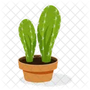 Cactus Potted Plant  Icon
