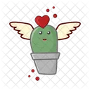 Cactus with love  Icon