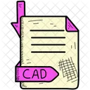 CAO Document Format Icône