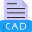 Cad Document Extension Icon