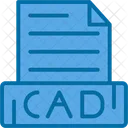 Cad Document Extension Icon