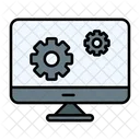 Engineering Computer Digital Icon