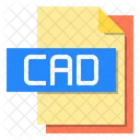 Cad File File Type Icône