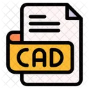 Cad File Type File Format Icône