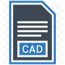 Cad File Document Icon