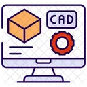 Cad Software Designing Autocad Icon