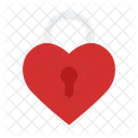 Cadeado De Amor Ícone
