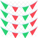 Corrente Bandeira De Celebracao Bandeira Ícone