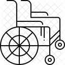 Cadeira De Rodas Deficiente Deficiencia Fisica Ícone