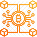 Blockchain Criptomoneda Digital Icon