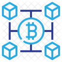 Blockchain Red Base De Datos Icono