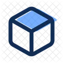 Blockchain Cubo Geometria Icono