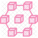 Cadena de bloques  Icono