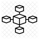 Cadena de bloques  Icono