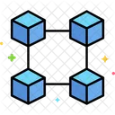 Cadena de bloques  Icono