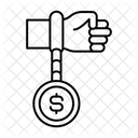 Cadena de deuda  Icono