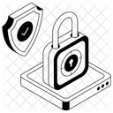 Serrure Cadenas De Securite Defense Icône