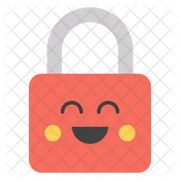 Cadenas souriant Emoji Icône