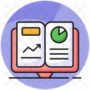 Imposto Livro Diagrama Ícone