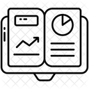 Imposto Livro Diagrama Ícone
