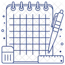 Caderno Bloco De Anotacoes Diario Ícone