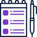 Caderno  Ícone
