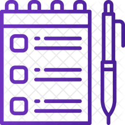 Caderno  Ícone