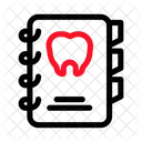 Caderno Livro Laudo Odontologico Icon