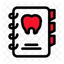 Caderno Livro Laudo Odontologico Icon