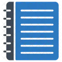 Caderno Bloco De Notas Documento Ícone