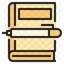 Caderno Escrever Notas Ícone