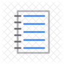 Caderno Bloco De Notas Estacionario Icon