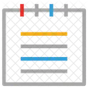 Caderno Bloco De Notas Escrita Ícone