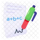 Bloco De Notas Caderno Caderno De Exercicios Ícone