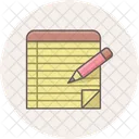 Caderno Nota Papel Icon