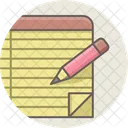 Caderno Nota Papel Icon