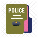 Caderno De Delegacia De Policia Notebook Laptop Ícone