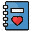 Diario De Amor Amor Coracao Icon