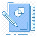 Caderno De Desenho Desenhar Esboco Geometria Ícone