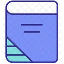 Caderno De Linha Estudo Aberto Icon