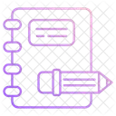 Caderno Espiral Ícone