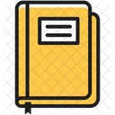 Caderno Escritorio Diario Ícone
