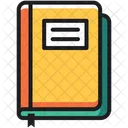 Caderno Escritorio Diario Ícone