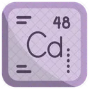 Cadmium Chemistry Periodic Table Icon