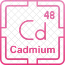 Cadmium Preodic Table Preodic Elements Icono