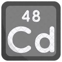 Cadmium Periodic Table Chemists Icon