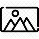 Cadre Image Art Icône