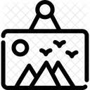 Cadre Image Art Icône