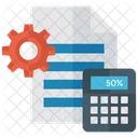 Cadre Mathematique Calcul Analyse Budgetaire Icône