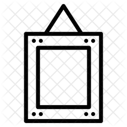 Cadre suspendu  Icône